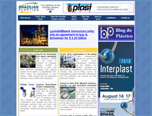 Tablet Screenshot of brazilianplastics.com